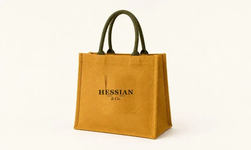 Mustard Colour Tote – Coloured Jute Bags