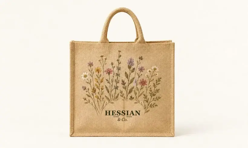 Wildflower Motif Tote