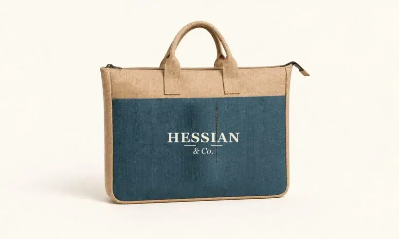 Blue Document Bag